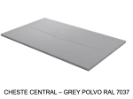 Bac douche drainage central, discret et design, Largeur 100 à 210 cm x l. 70 à 120 cm Fabrication sur mesure en résine anti glissant, finition misse, 10 couleurs, Livraison offerte